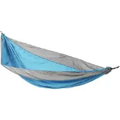 SVITA Hängematte Outdoor Camping Ultraleicht Befestigung 1-2 Personen Blau Grau