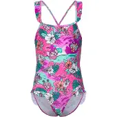 Speedo Learn To Swim Printed Frill Thinstrap Badeanzug