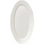 Serax Servierteller Oval S White Silhouette 19 cm