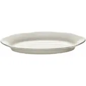 Serax Tiefer Teller High Oval S White Silhouette 19 cm