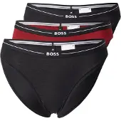 BOSS Damen 3er-Pack Logo-Bund Slips in Mehrfarbig