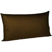 Fleuresse Uni Interlock Jersey Bettwäsche Colours Kissenbezug einzeln 40x80 cm | mokka - braun