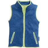 Playshoes Strickfleece-Weste in Blau | Gr.: 152