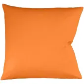 Fleuresse Uni Interlock Jersey Bettwäsche Colours Kissenbezug einzeln 35x40 cm | orange - orange