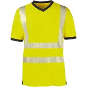 4Protect Warnschutz T-Shirt MIAMI, UV-Schutz, gelb/grau 3430 / 3431 , 1 Stück, Größe: L
