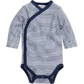 Playshoes Wickelbody Ringel in Marine | Gr.: 56