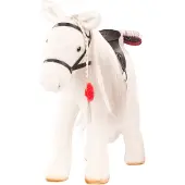 Götz - Kämmpferd Lipizzaner, Großes Plüschpferd für Stehpuppen