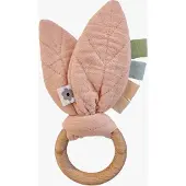 Summerville Organic Aktivitätsspielzeug Raschelndes Blatt, Peachy, Babyspielzeug