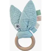 Summerville Organic Aktivitätsspielzeug Raschelndes Blatt, Ice Blue, Babyspielzeug