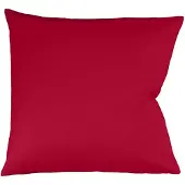 Fleuresse Uni Interlock Jersey Bettwäsche Colours Kissenbezug einzeln 80x80 cm | bordeaux - rot