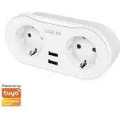 Logilink Wi-Fi Smart Plug Adapterstecker 2-fach + 2x USB