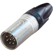 Neutrik Kabelstecker XLR vernickelt 6-polig