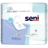 Seni Soft Bettschutzunterlage super dry 1x15 St Unterlagen