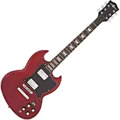 Gear4Music Brooklyn E-Gitarre von Rot