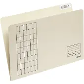 Leitz Einstellmappen 2433-00-11, A4, 180 g/m2, chamois, mit Schlitzstanzung, 100 Stück