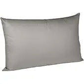 Fleuresse Uni Interlock Jersey Bettwäsche Colours Kissenbezug einzeln 40x60 cm | grau - grau