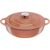 Tefal Servierpfanne "LOV" Gusseisen aus Gusseisen, mit Emaille-Beschichtung, mit Kondensationssystem