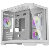 Darkflash Darflash FT418 Computergehäuse + 6 aRGB-Lüfter (weiß)