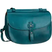 Harold's Leder Umhängetasche Aberdeen Slingbag Petrol