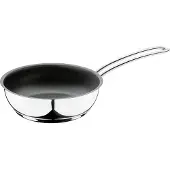 Küchenprofi Kuechenprofi MINI 2370902816 Bratpfanne, 16 cm max. Durchmesser, Edelstahl, Induktionsherd-geeignet, Antihaftbeschichtung