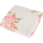 Homescapes HANDTUCH Blumen creme