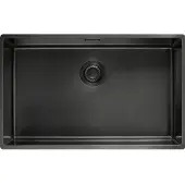Franke BXM 210/110-68, Aufsatzwanne, Rechteckig, Edelstahl, Anthrazit, 1 Becken, 725 mm
