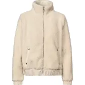 Street One Fellimitatjacke ohne Kapuze aus elastischem Materialmix