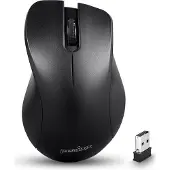 Perixx PERIMICE-621, rechts, Optisch, RF Wireless + Bluetooth + USB Type-A, 1600 DPI, Schwarz