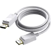 Vision TC 2MDP, 2 m, DisplayPort, DisplayPort, Männlich, Männlich, Weiß