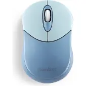 Perixx PERIMICE-802BL, Bluetooth-Maus für PC und Tablet, schnurlos, blau