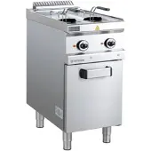 GastroHero MBM Auftisch-Elektro-Fritteuse 2 x 6 Liter 10,5 kW