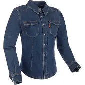 Segura Terence Damen Motorrad Textiljacke, blau, 38