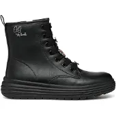 Geox Boots PHAOLAE, Glattleder, Schwarz, Kinder