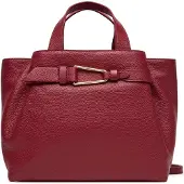 Coccinelle Elegante Damenhandtasche lila mit Schultergurt und vielen Fächern