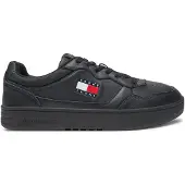 Tommy Hilfiger Cupsole Leather Sneakers Black Größe: 43 | Trainers Outlet | Herren | Schwarz