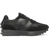 New Balance 327 Wildleder-Sneaker, Schwarz 43 EU