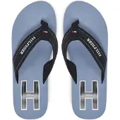 Tommy Hilfiger Zehentrenner Hilfiger H Padded Beach Sandal FM0FM05536 Dunkelblau 40