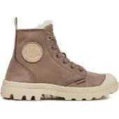 Palladium Winterboots "PAMPA HI ZIP WL", Damen, Gr. 41,5, wärmend, braun, Leder, Schuhe Winterboots, Winterschuhe, Schnürboots, Winterstiefel, Snowboots, gefüttert, Topseller