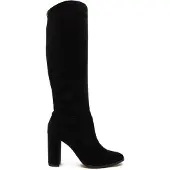 Ralph Lauren für Damen. 802937807001 Schwarze Artizan-Stiefel aus Wildleder (38.5), 3 bis 5 cm, Keine, Lässig