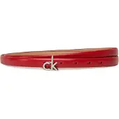 Calvin Klein Damengürtel Ck Buckle Skinny Belt 1.5 K60K612932 Rot