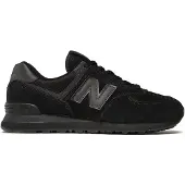 New Balance 574 Core Wildleder-Trainer, Schwarz 46.5 EU