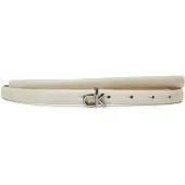 Calvin Klein Damengürtel Ck Buckle Skinny Belt 1.5 K60K612932 Weiß 135