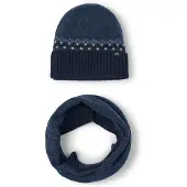 Mayoral Set Mütze und Loop-Schal 10069 Dunkelblau