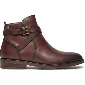 Pikolinos für Damen. W3C-8869 Dunkelbraune Lederstiefeletten Puertollano (40), Wohnung, Reißverschluss, Lässig
