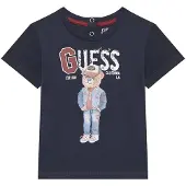 GUESS T-Shirt N5YI22 K8HM4 Dunkelblau Regular Fit 68