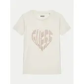 GUESS T-Shirt J5RI46 J1314 Écru Regular Fit