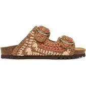 Scholl Slipper Noelle Crochet Damen Nude Lt Brown Cognac-Schuhgröße 40