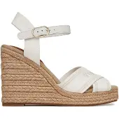 Tommy Hilfiger Espadrilles Espad High Wedge FW0FW08668 Écru 40