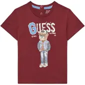 GUESS T-Shirt N5YI22 K8HM4 Dunkelrot Regular Fit 80