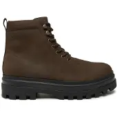 Calvin Klein Jeans Schnürstiefeletten Lugged Laceup Boot Oxf Hiking Nb YM0YM01076 Braun